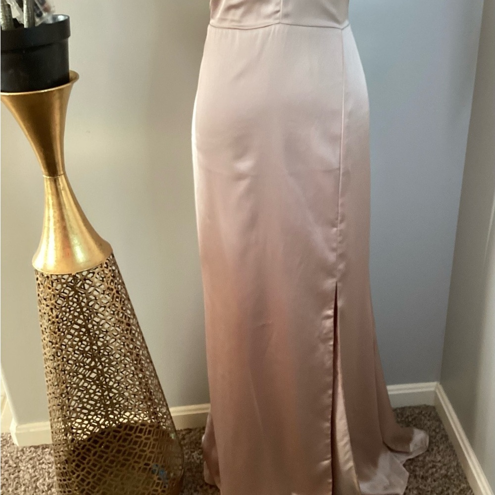 Elegant Pink Plus Size Prom Brides Maid Wedding Formal 3X - Picture 6 of 11